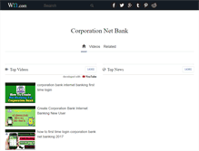 Tablet Screenshot of corpnetbank.com